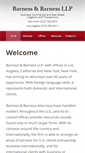 Mobile Screenshot of barnesslaw.com